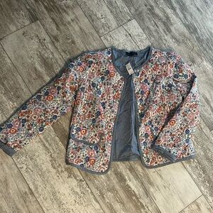 Quilted floral jacket